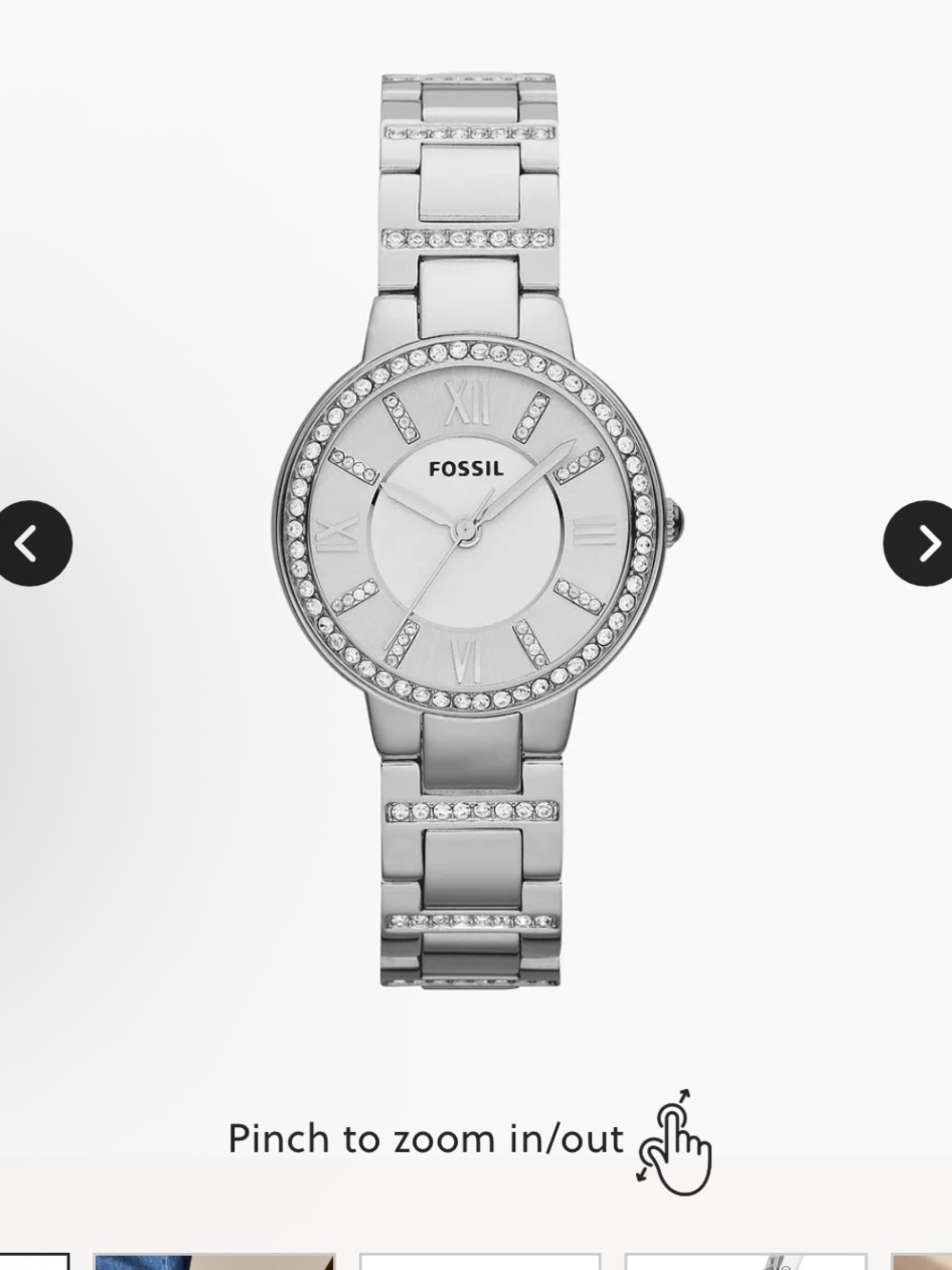Fossil Virginia Women’s Stainless Steel Watch